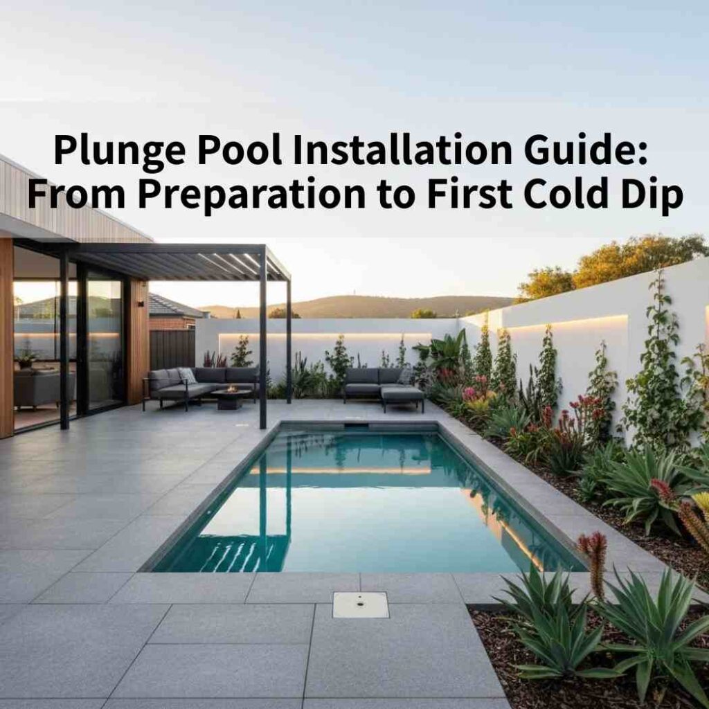 Plunge Pool Installation Guide: From Preparation to First Cold Dip